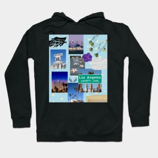 Los Angeles California Collage Hoodie